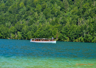Der Königssee mit der Kirche St. Bartholomä 12 Königssee