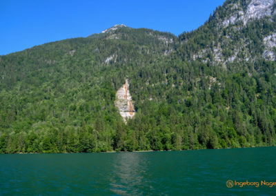 Der Königssee mit der Kirche St. Bartholomä 15 Königssee