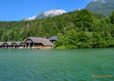 Der Königssee mit der Kirche St. Bartholomä 8 Königssee