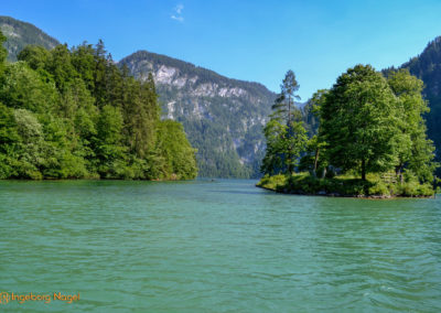 Der Königssee mit der Kirche St. Bartholomä 11 Königssee