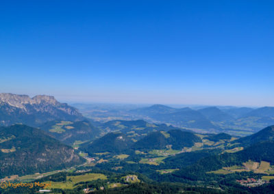 Kehlsteinhaus, Blick nach Österreich