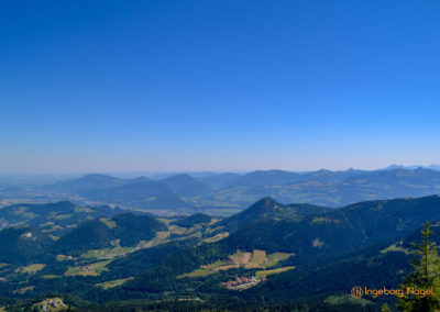 Kehlsteinhaus, Blick nach Österreich