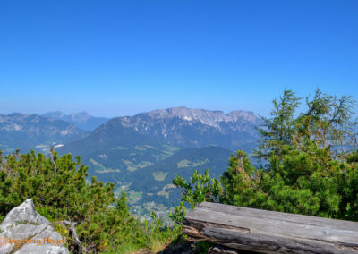 Kehlsteinhaus, Blick auf den Untersberg