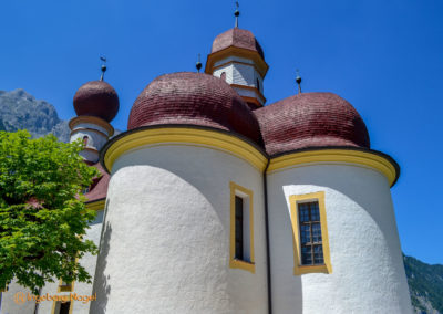 Der Königssee mit der Kirche St. Bartholomä 28 Königssee St. Bartholomä