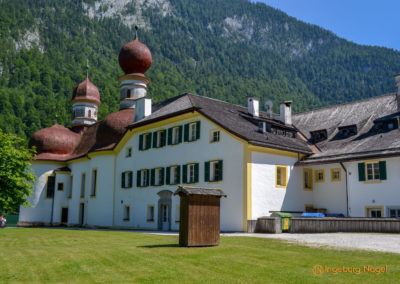 Der Königssee mit der Kirche St. Bartholomä 27 Königssee St. Bartholomä