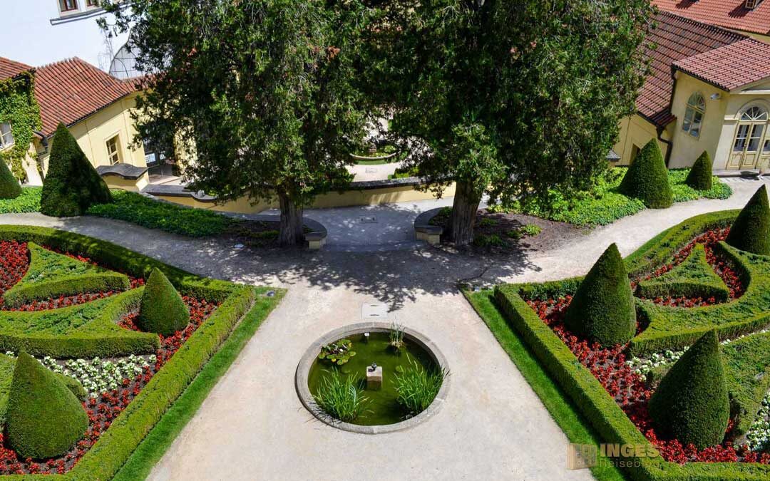 Der Vrtba Garten (Vrtbovská zahrada) auf der Prager Kleinseite