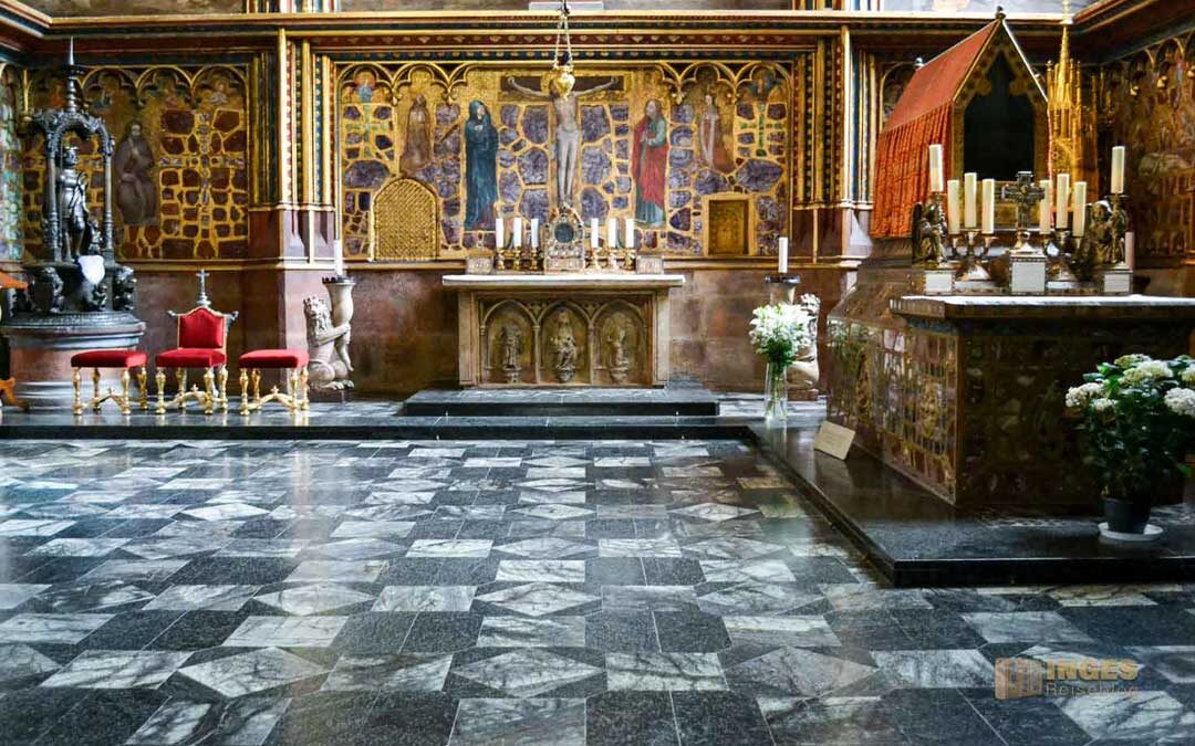 Die Wenzelskapelle im Veitsdom in Prag