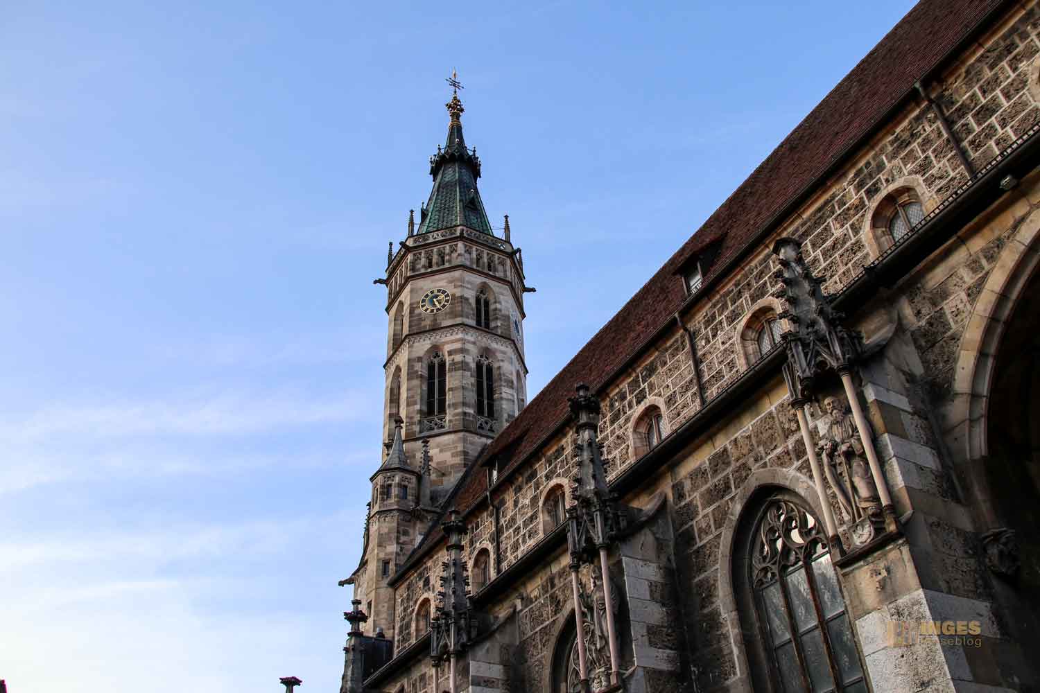 Außenansicht Stiftskirche St. Amandus Bad Urach 0714 Außenansicht Stiftskirche St. Amandus Bad Urach 0714