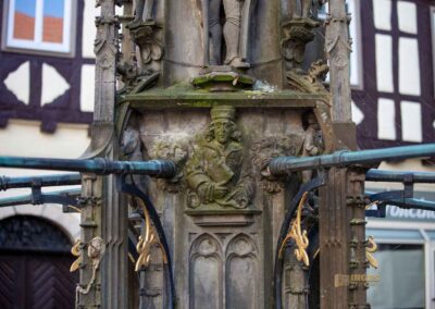 Ein Bummel durch Bad Urach 32 Marktbrunnen Bad Urach 0115