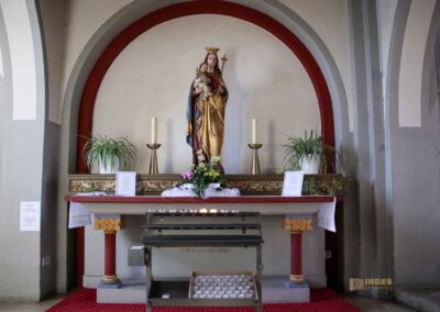 Die St. Laurentiuskirche in Waldstetten 48 Seitenaltar St. Laurentiuskirche Waldstetten 0065