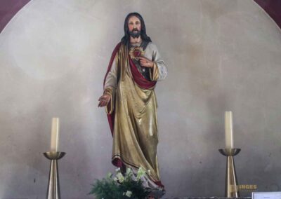 Die St. Laurentiuskirche in Waldstetten 51 Seitenaltar St. Laurentiuskirche Waldstetten 0194
