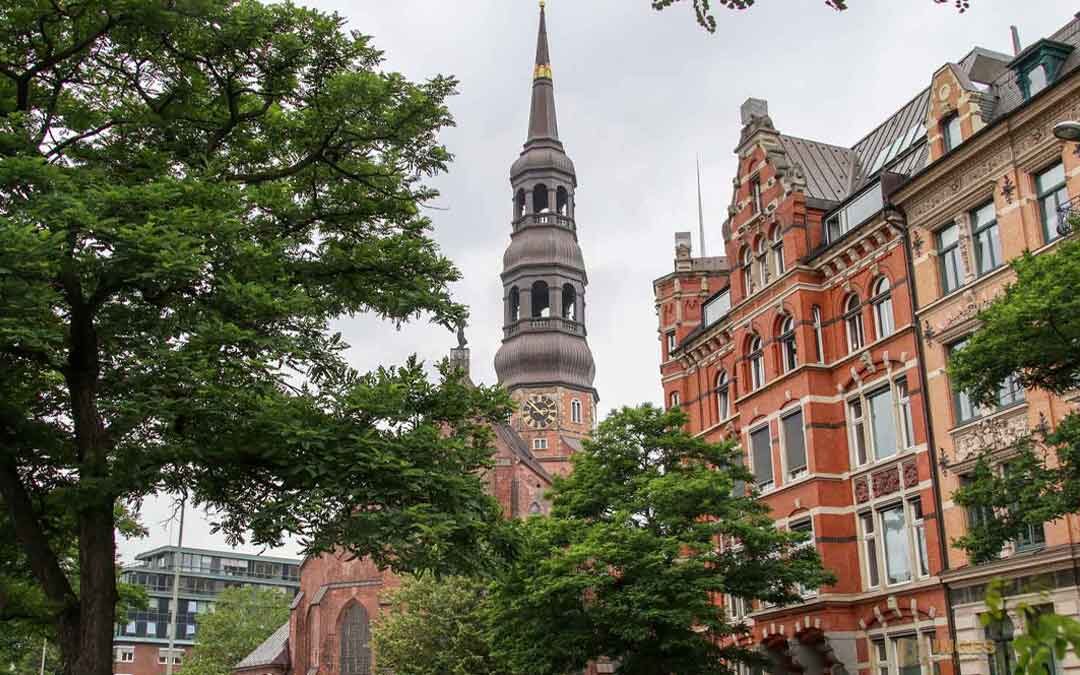 Die Hauptkirche St. Katharinen in Hamburg