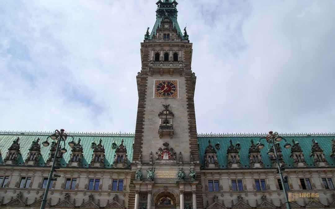 Das Hamburger Rathaus – außen