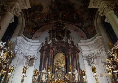 altar kathedrale st.clemens altstadt prag 0225