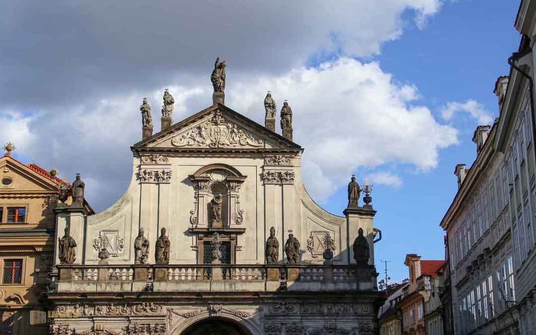 Die Clementinum Kirche St. Salvator in Prag