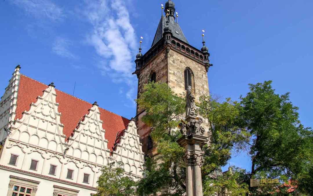 Das Neustädter Rathaus (Novoměstská radnice) in Prag