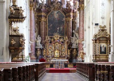 Die Clementinum Kirche St. Salvator in Prag 2 innenansicht kirche st. salvator prag altstadt 6800