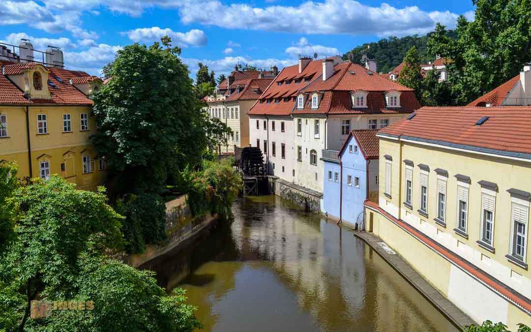 Die Halbinsel Kampa in Prag
