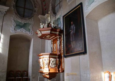Im Kloster Strahov (Strahovský klášter) in Prag 70 sommerrefektorium kanzel kloster strahov prag 9906