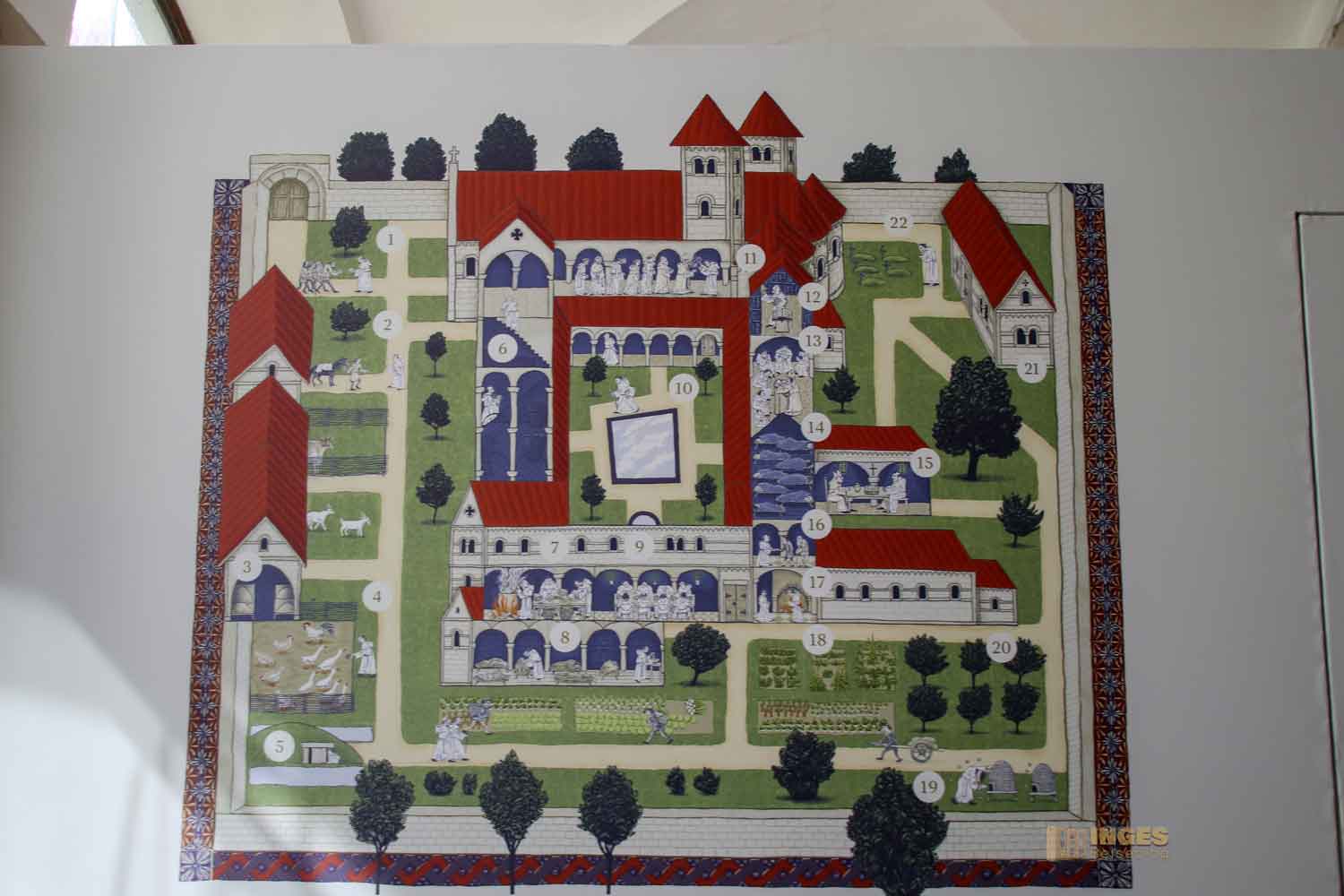 uebersichtsplan kloster strahov prag 9656 uebersichtsplan kloster strahov prag 9656