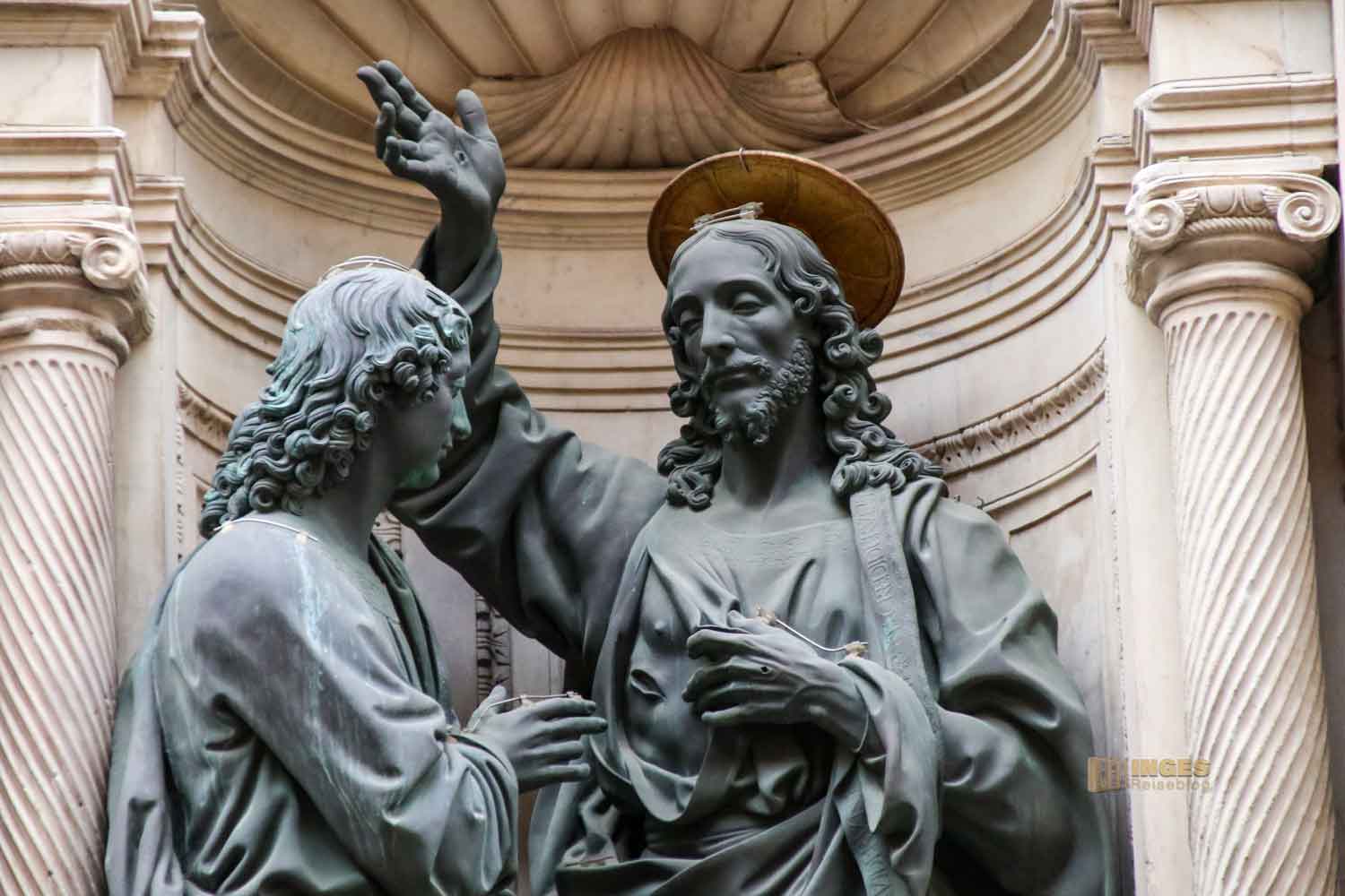 christus und der unglaeubige thomas an der kirche orsanmichele florenz 8614 christus und der unglaeubige thomas an der kirche orsanmichele florenz 8614