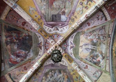 Die Kreuzgänge von Santa Maria Novella in Florenz 45 deckgewoelbe gruener kreuzgang santa maria novella florenz 3499