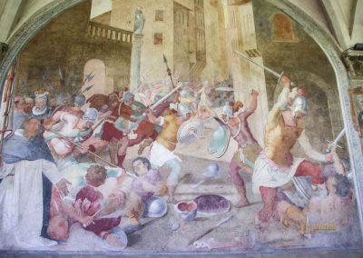 Die Kreuzgänge von Santa Maria Novella in Florenz 36 fresken im gruenen kreuzgang von santa maria novella florenz 3492