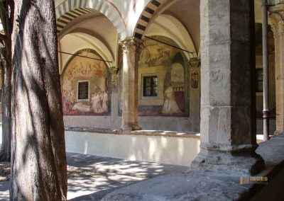 Die Kreuzgänge von Santa Maria Novella in Florenz 33 fresken im gruenen kreuzgang von santa maria novella florenz 3494