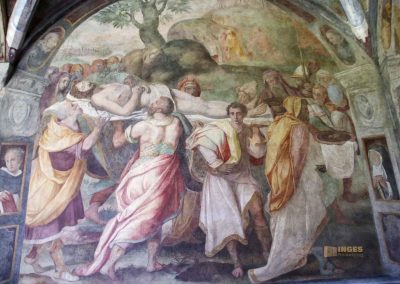 Die Kreuzgänge von Santa Maria Novella in Florenz 38 fresken im gruenen kreuzgang von santa maria novella florenz 3500