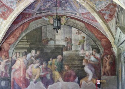 Die Kreuzgänge von Santa Maria Novella in Florenz 41 fresken im gruenen kreuzgang von santa maria novella florenz 3525
