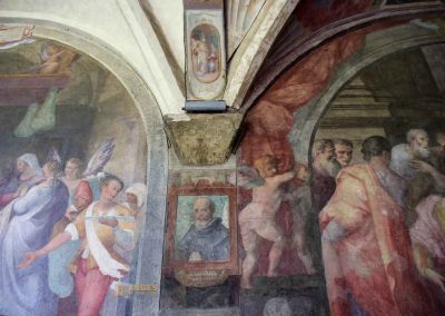 Die Kreuzgänge von Santa Maria Novella in Florenz 42 fresken im gruenen kreuzgang von santa maria novella florenz 3534
