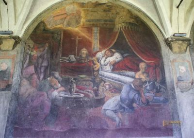 Die Kreuzgänge von Santa Maria Novella in Florenz 43 fresken im gruenen kreuzgang von santa maria novella florenz 3544