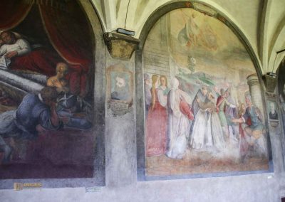 Die Kreuzgänge von Santa Maria Novella in Florenz 44 fresken im gruenen kreuzgang von santa maria novella florenz 3546