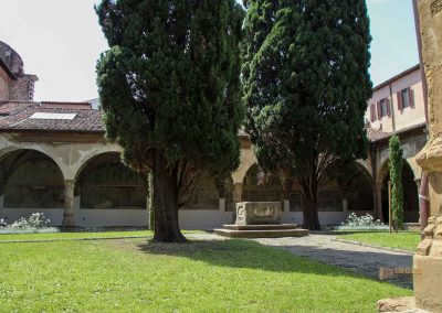 Die Kreuzgänge von Santa Maria Novella in Florenz 27 gruener kreuzgang santa maria novella florenz 2944