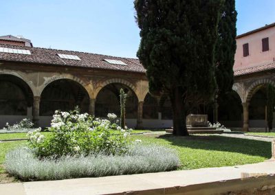 Die Kreuzgänge von Santa Maria Novella in Florenz 28 gruener kreuzgang santa maria novella florenz 3384