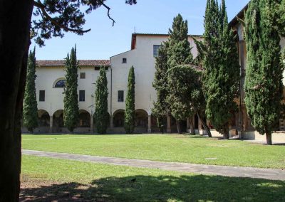 Die Kreuzgänge von Santa Maria Novella in Florenz 31 gruener kreuzgang santa maria novella florenz 3489