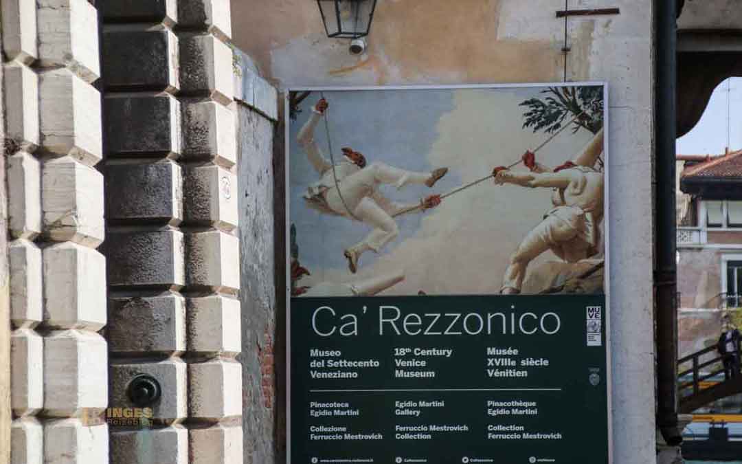 Im Palazzo Ca‘ Rezzonico in Venedig