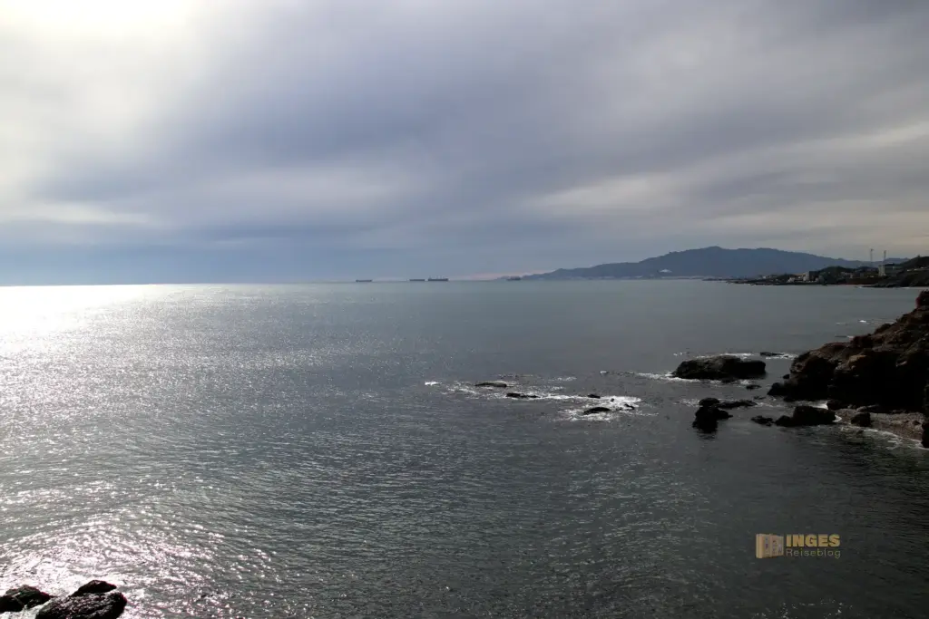 blicke aufs meer bei der antiguo cuartel de guardia civil in villaricos spanien 1248