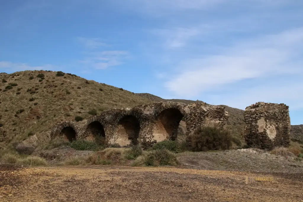 ruinas puente fundicion esperanza II in villaricos spanien 1401