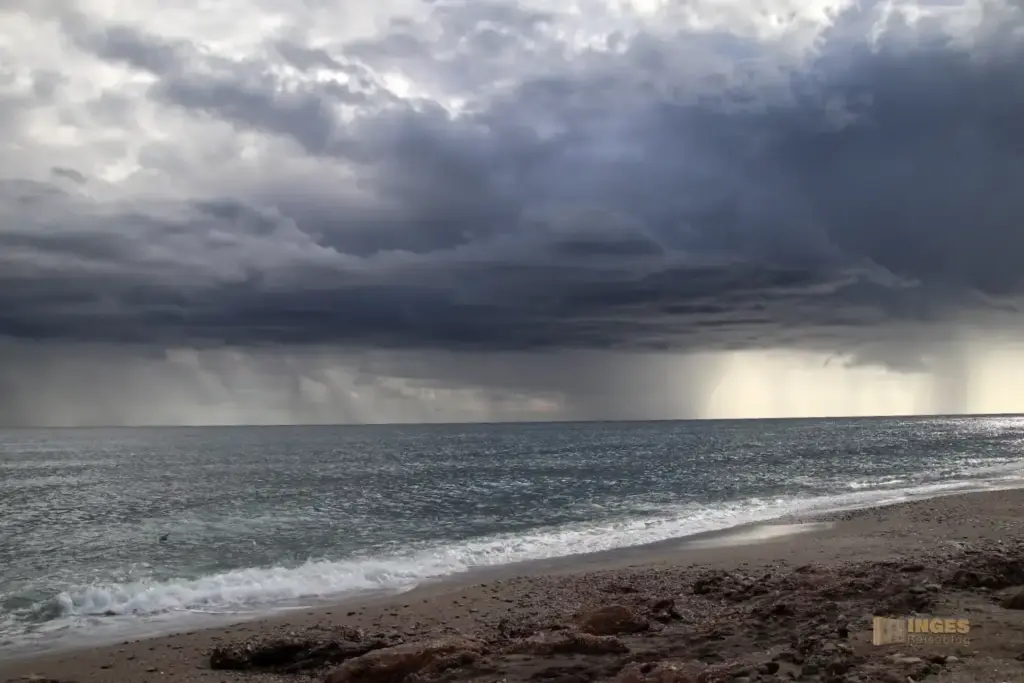 Überwintern bei Mojácar in Andalusien - Woche 1 8 am playa de la marina de la torre mojacar 1076