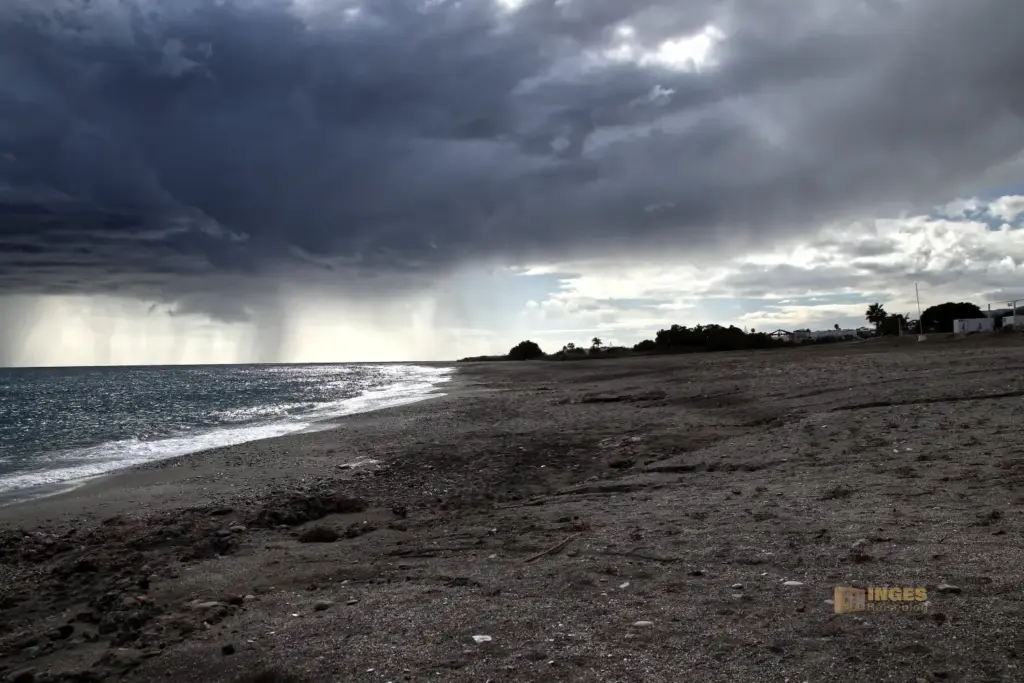 Überwintern bei Mojácar in Andalusien - Woche 1 9 am playa de la marina de la torre mojacar 1079