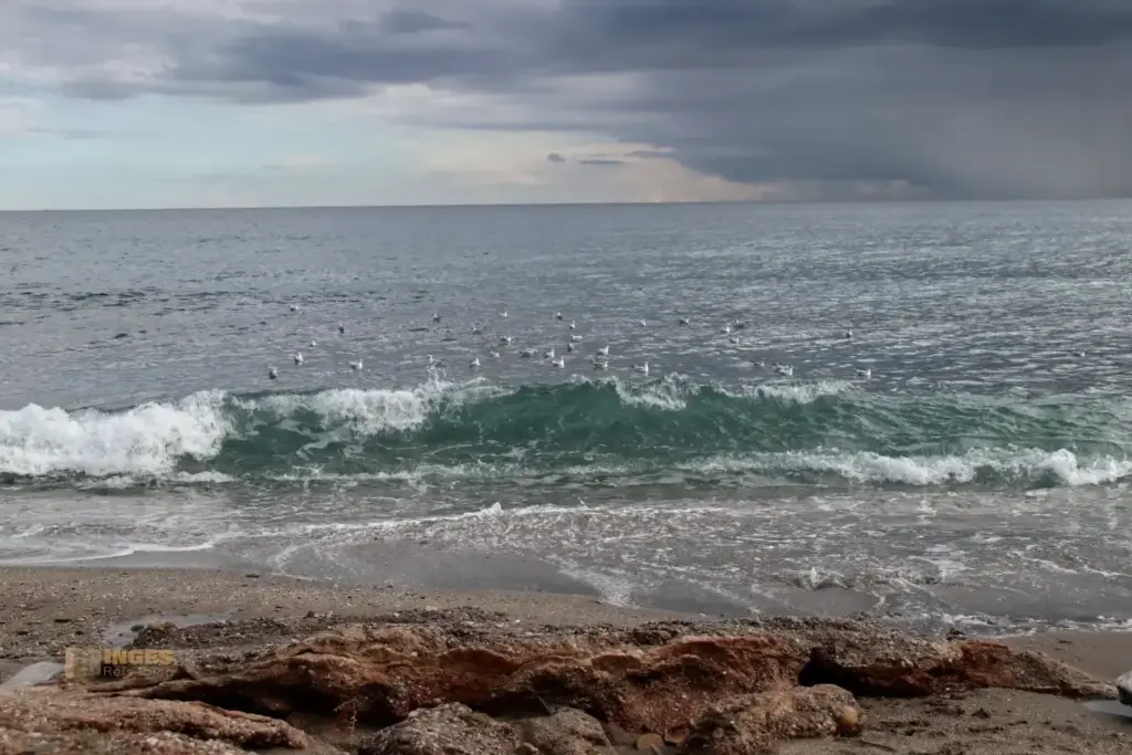 Überwintern bei Mojácar in Andalusien - Woche 1 10 am playa de la marina de la torre mojacar 1081