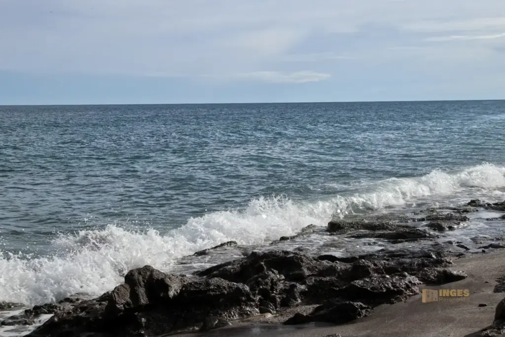 Überwintern bei Mojácar in Andalusien - Woche 1 26 am playa de la marina de la torre mojacar 1433