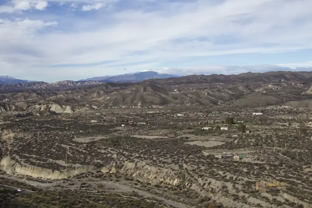 ausblick von der burg von tabernas auf die wueste tabernas 1638