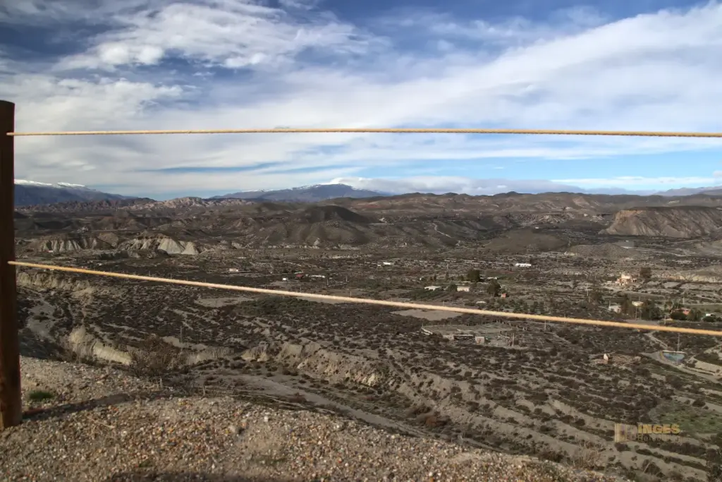 ausblick von der burg von tabernas auf die wueste tabernas 2693