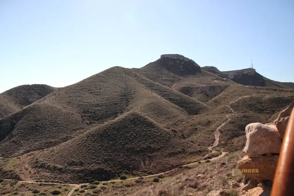 Überwintern bei Mojácar in Andalusien - Woche 1 45 mesa roldan beim playa de los muertos andalusien 1978