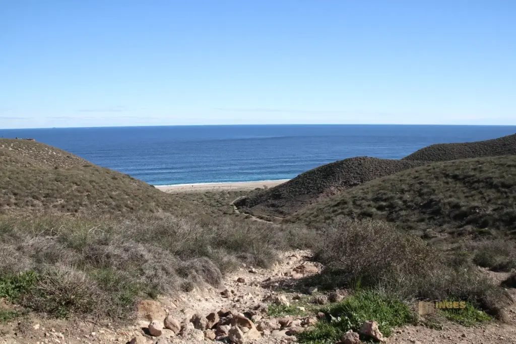 Überwintern bei Mojácar in Andalusien - Woche 1 44 playa de los muertos andalusien 1939
