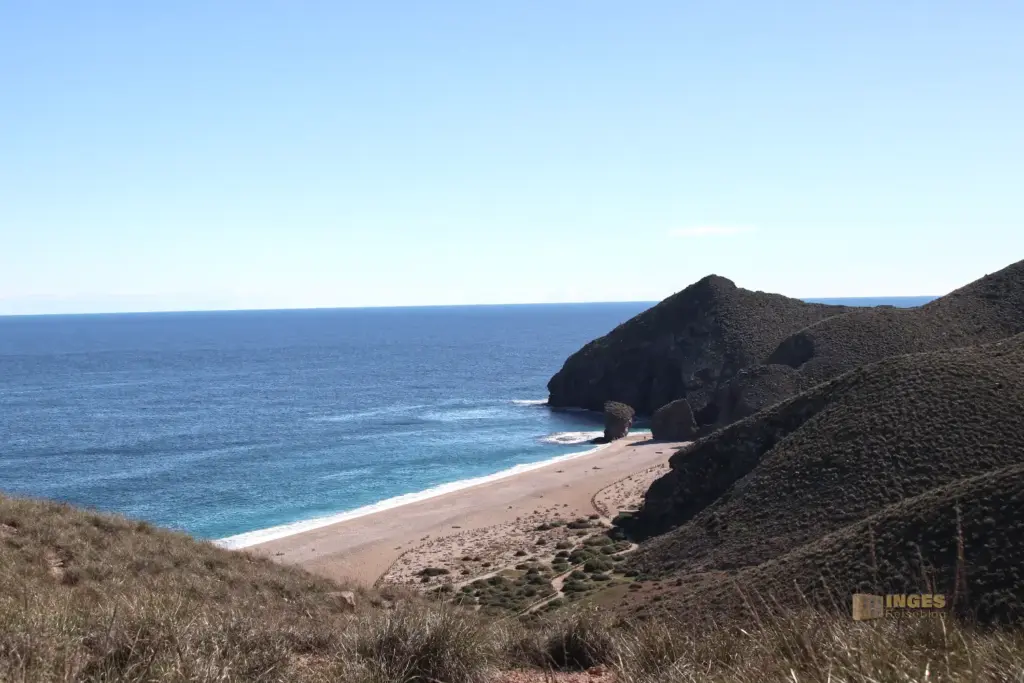 Überwintern bei Mojácar in Andalusien - Woche 1 46 playa de los muertos andalusien 1955