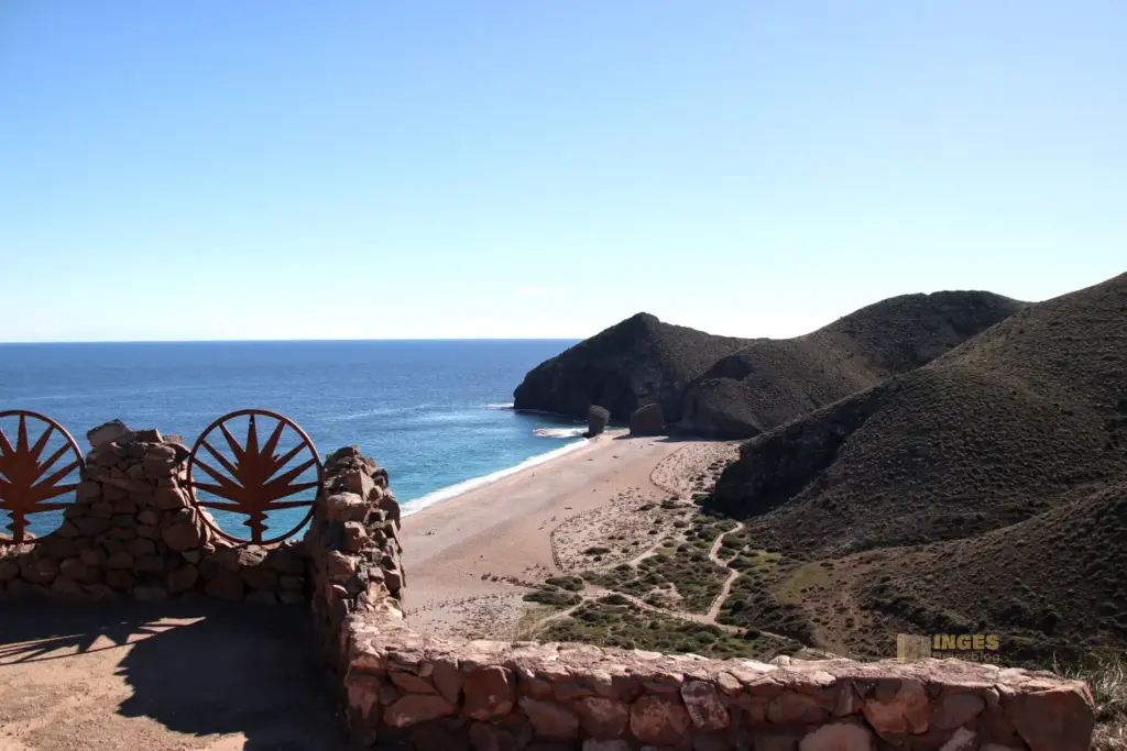 Überwintern bei Mojácar in Andalusien - Woche 1 51 playa de los muertos andalusien 1966