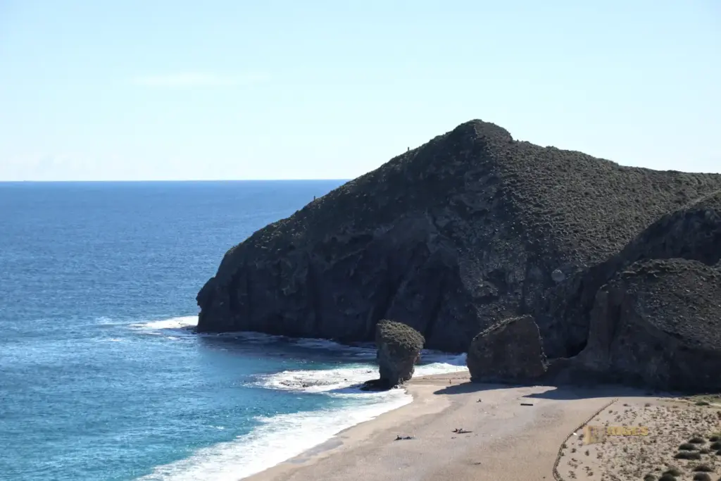 Überwintern bei Mojácar in Andalusien - Woche 1 52 playa de los muertos andalusien 1997